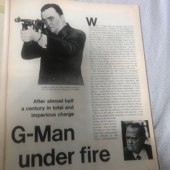 Vintage Life Mag. April 1971 - Hoover -FBI Advertisi-Vietnam-Exotics- John Deere - Picture 2 of 14